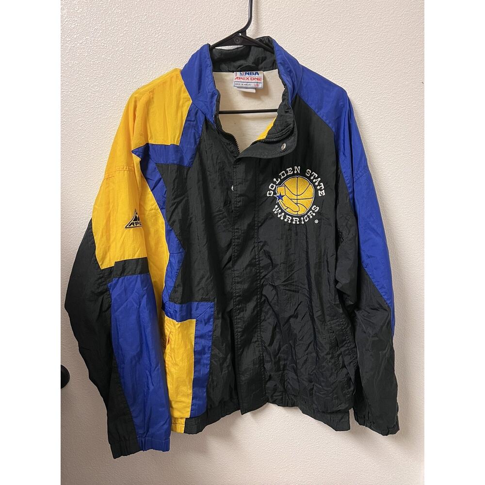 Vintage Golden State Warriors Apex One Windbreaker Size L
